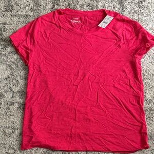 J. Crew Bright Pink Short Sleeve Tee